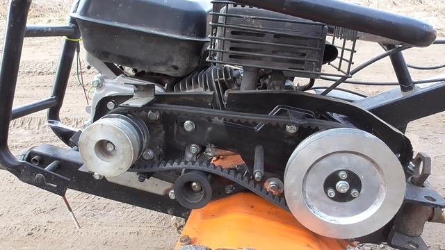 Замена ремня на Патриот Урал. Как поставить ремень меньшего размера на мотоблок.