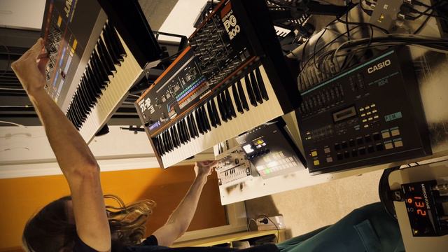 Casio RZ-1 goes hard! Acid jam with RZ-1, Roland JX-3P, Juno-106, TD-3 смотреть онлайн