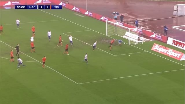 HAJDUK vs ŠIBENIK 2:1 (18. kolo, SuperSport HNL 22/23) смотреть онлайн