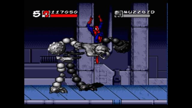 Sega Mega Drive 2 (Smd) 16-bit Spider-Man and Venom - Maximum Carnage Stage 11 Fantastic 4 Lab