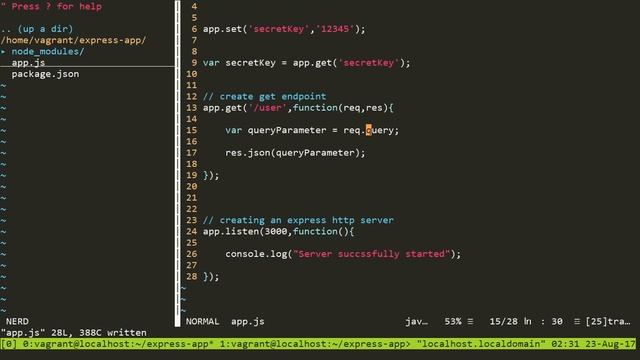 Part 8 - Query parameters in express HTTP request смотреть онлайн