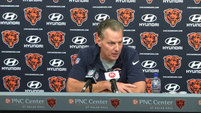 Matt Eberflus' goal for passing game is improved rhythm and timing | Chicago Bears смотреть онлайн