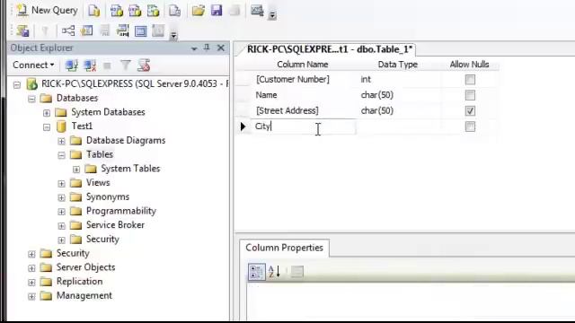 How to build and populate a table in SQL Server смотреть онлайн