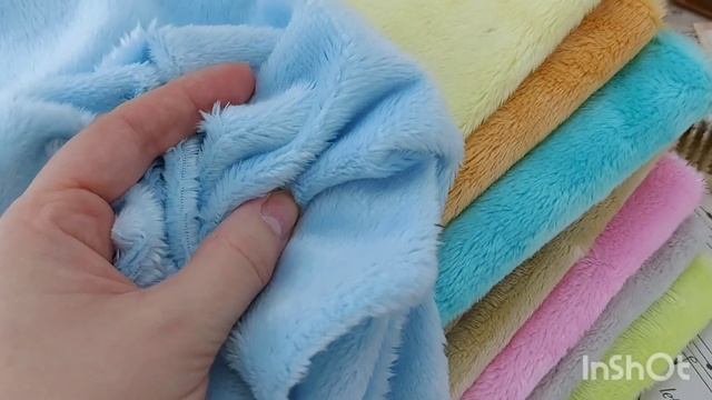 Плюш 5мм/ вельбоа