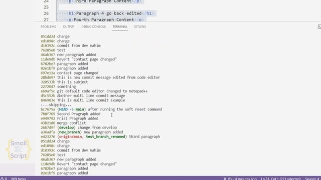 Git & Github Tutorial for Beginners #15 - Reset Soft & Reset Hard, Git Detached Head смотреть онлайн