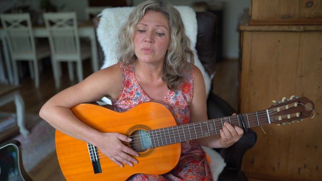 The River Is Flowing - Rainbow Song - How To Play On Guitar - Guitar Lesson - Nancy Haywood 432 Hz