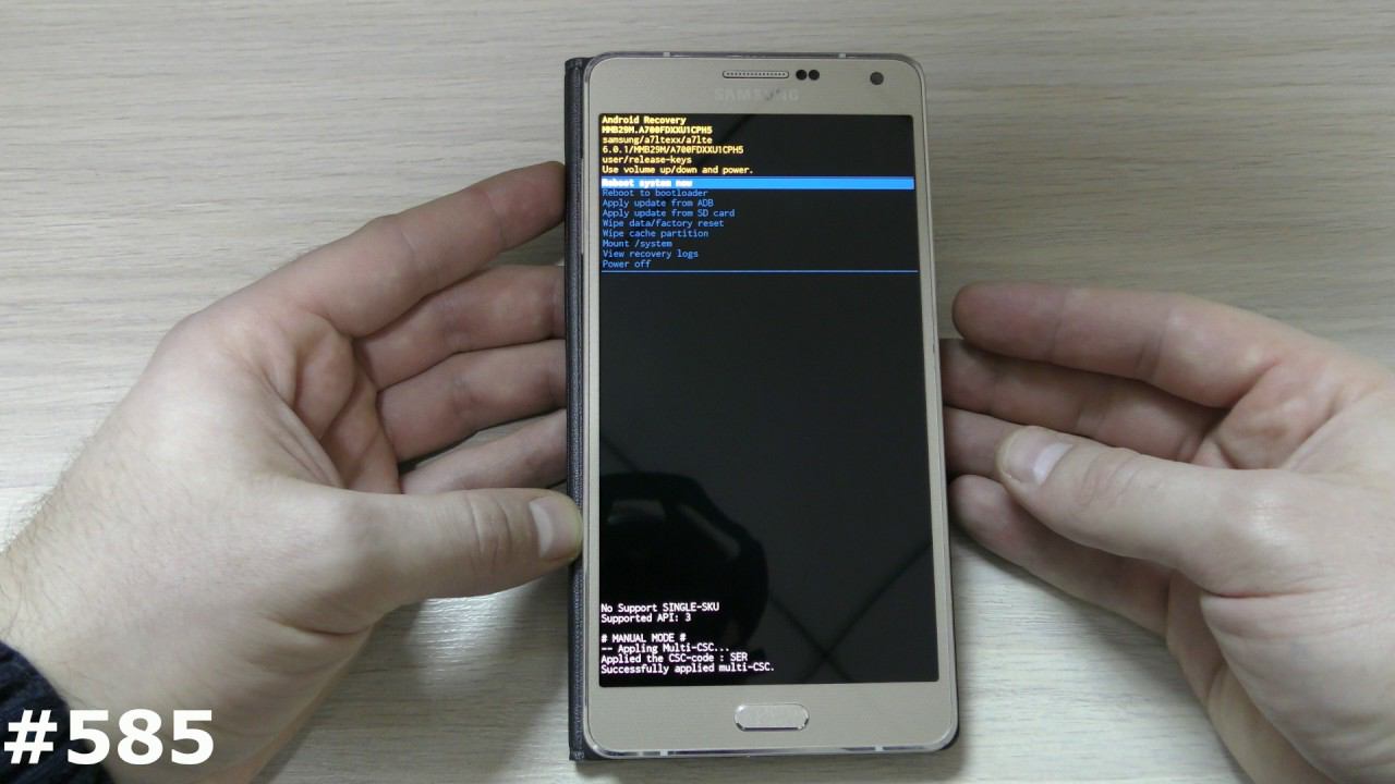 Hard Reset Samsung Galaxy A7 SM-A700F (A7 2015)