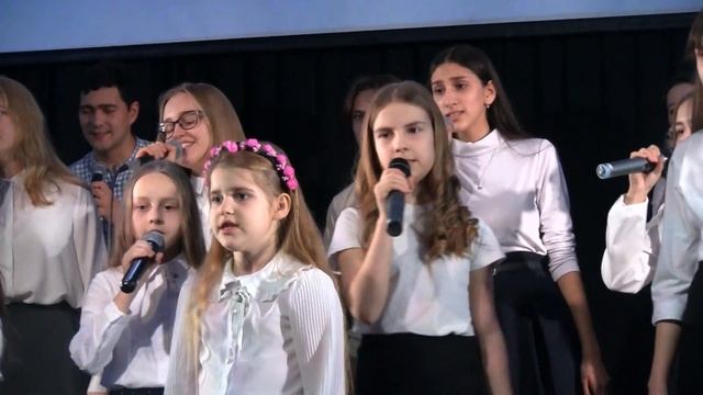 Аллилуя. Поют дети. Рождество Христово 25.12.2019 г. Церковь "Жатва". Спасибо Бог за лунный свет. смотреть онлайн