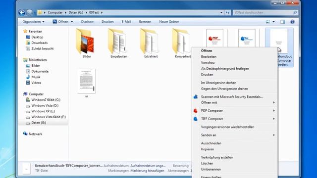 TIFF Composer | Einzelseiten aus TIFF Datei entnehmen смотреть онлайн