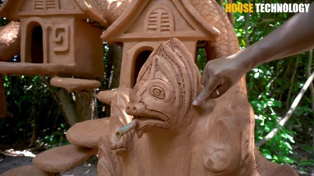 Collect Abandoned Cat Building A Treehouse Cat And Fish Pond смотреть онлайн