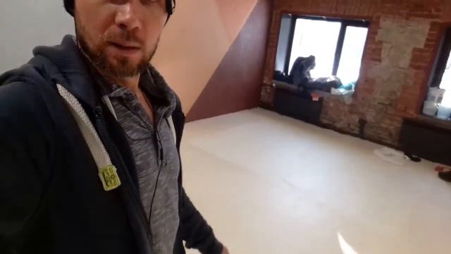 Подготовка эпоксидного пола ( шлифовка эпоксидного пола ) под тонкослойное покрытие. Новосибирск. смотреть онлайн