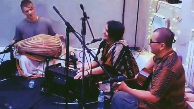 Юлия & Индранатх дас - киртан, март 2023г. #kirtan #киртан #krishna #харекришна #mantra #yoga