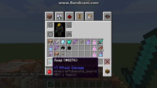 Minecraft - Tutorial - How to Change the Attack Damage of an Item [1.8.8] смотреть онлайн