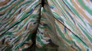 Как из тента  3 х 4 поставить приличную палатку