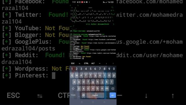 how to find someone usernames social networks with termux tool смотреть онлайн