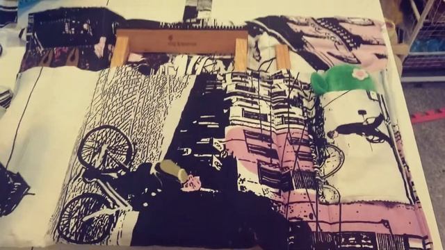 Quick VLOG - First project on my Bernette 77 - Loom bag смотреть онлайн