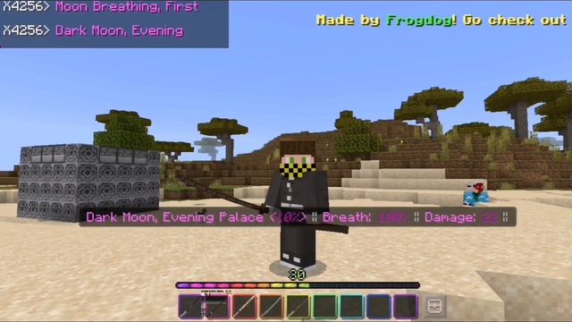 Minecraft Обзор мода клинок рассекающий демонов. Kimetsu no yaiba смотреть онлайн