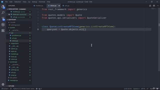 4.9 DRF Level Two   Competency Assessment   QuotesAPI Project Solution