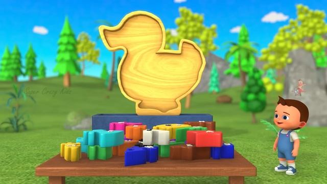 Learn Birds Names With Wooden Puzzle Wheel | Little Baby Play Outdoor Activities 3D Kids Educationa