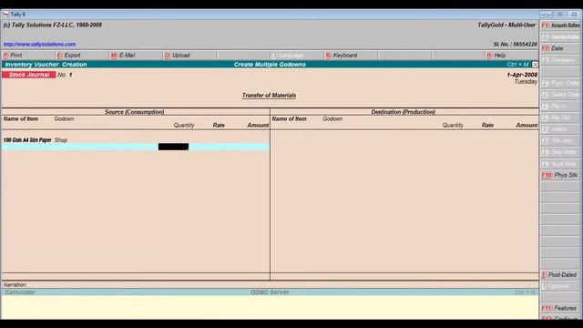 Tally ERP9 Use of Multiple Godown-23 смотреть онлайн