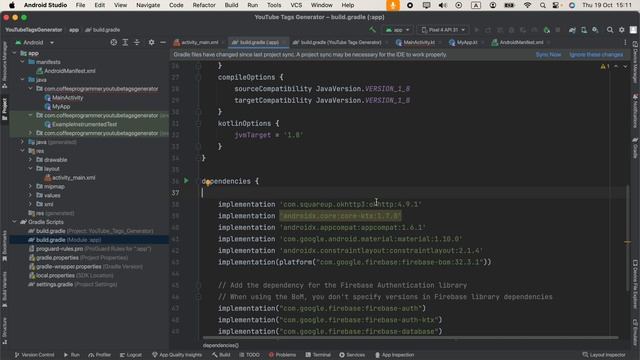 Unresolved reference: OkHttpClient Android Studio Kotlin | Java смотреть онлайн
