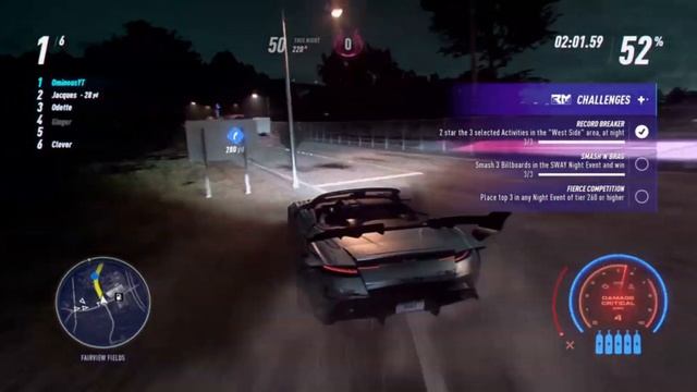 NFS Heat: Black Market Challenge 'Sway' - Smashing All Possible Boards, No NOS, DMG Critical (Hard) смотреть онлайн