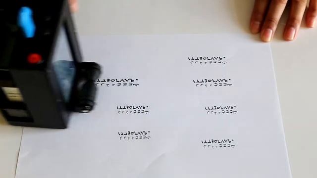 Arabic language handheld inkjet printer print black & red color on paper sheet смотреть онлайн