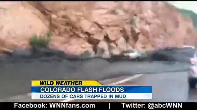 Wall of Mud Washes Car Away in Waldo Canyon смотреть онлайн