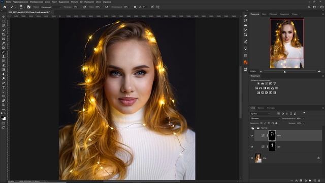 Улучшаем объём портрета в Фотошоп. Доступный аналог Dodge&Burn смотреть онлайн