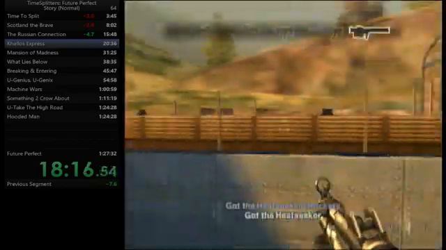 TimeSplitters: Future Perfect - Khallos Express IL 4:07.5 Normal (GameCube) смотреть онлайн