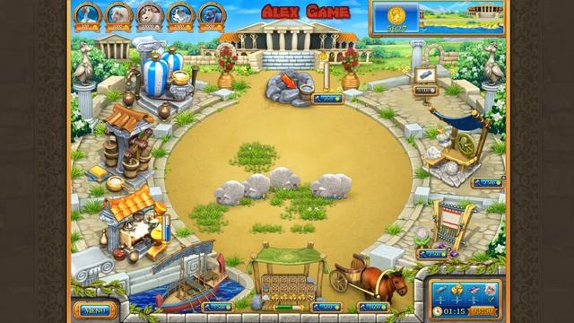 Farm Frenzy Ancient Rome Chapter 4-3 Only GOLD Веселая ферма Древний Рим Глава 4-3 Золото