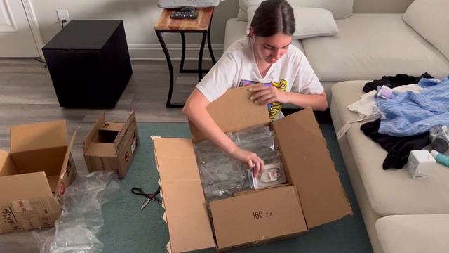 США ВЛОГ Живем в Лос анджелесе Наш день Прогулка Много посылок Распаковка  Закупка продуктов