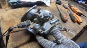 MIKUNI 36 КАРБЮРАТОР CF MOTO 500 ПОЛНАЯ РАЗБОРКА И ОБСЛУЖИВАНИЕ