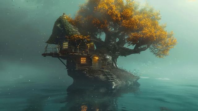 Forest Lake - Ethereal Fantasy Ambient Music - Soothing Sleep Meditation Music смотреть онлайн