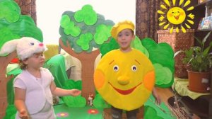 Сказка КОЛОБОК. Спектакль для детей с Артёмом и Лизой