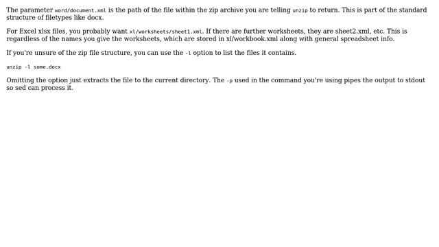 Unix & Linux: How do I unzip an xlsx file? (2 Solutions!!) смотреть онлайн