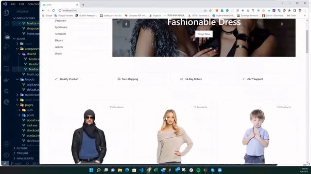 Part 10: Nuxt JS eCommerce For Frontend Developers | NuxtJS Application tutorial смотреть онлайн