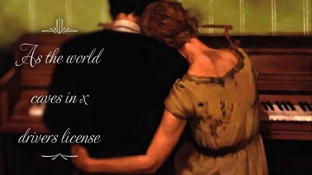 Drivers License X As The World Caves In