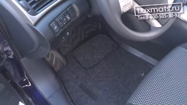 Всесезонные автомобильные 3D коврики в салон Nissan Tiida (Ниссан Тиида) 2014-н.в. Luxmats.ru смотреть онлайн