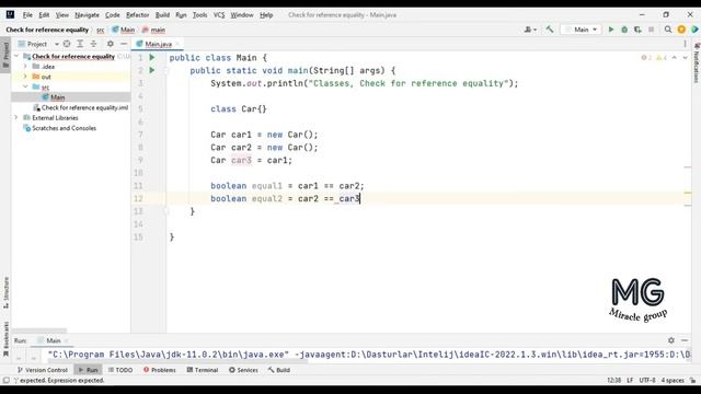 Classes, Check for reference equality смотреть онлайн