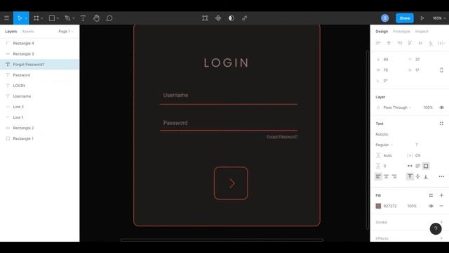 Login Page Design | Glass Effect | Transparent | Figma Design | UI/UX