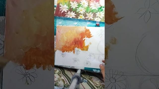 Рисование гуашью бабочек с ромашками? смотреть онлайн