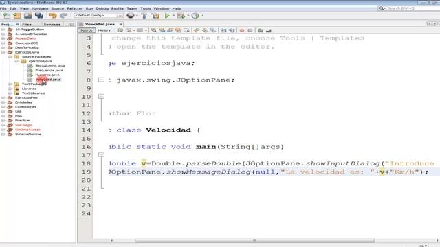 Ejercicio #41 Java.- Convertir velocidad dada Km/h a m/s. смотреть онлайн