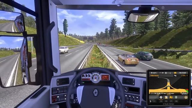 Euro Truck Simulator 2 ( маленький баг ) смотреть онлайн