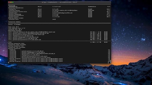 CentOS 8 Docker Install & test смотреть онлайн