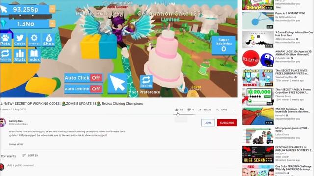 ALL NEW *OBBY* UPDATE CODES! Tapping Simulator Roblox смотреть онлайн