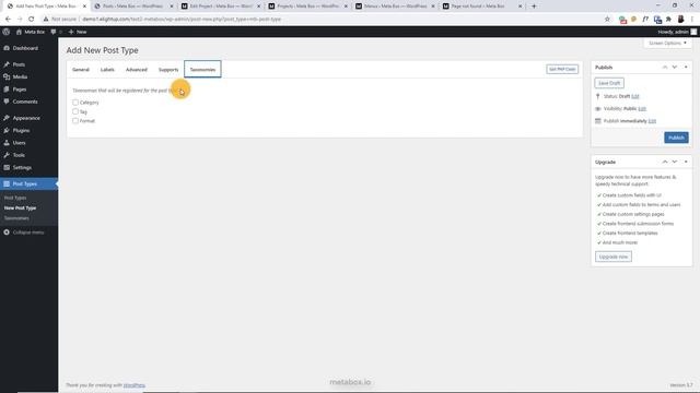 Create Custom Post Types and Custom Taxonomies with Meta Box - New UI | Meta Box tutorials смотреть онлайн