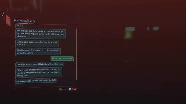 Cyberpunk 2077 Phantom Liberty DLC: V left hanging Alex's drink смотреть онлайн