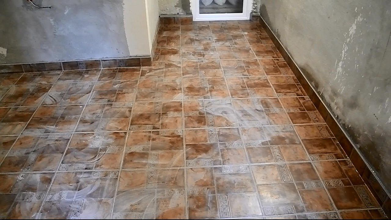 Своими руками делаем плинтус для пола из плитки ч.1 смотреть онлайн