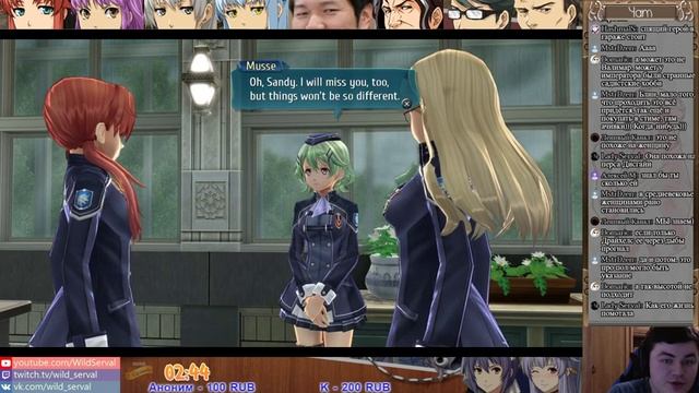 [Sen no Kiseki III/Trails of Cold Steel III]: Chapter 3 Intro [Eng/Rus] (Blind, Nightmare) смотреть онлайн